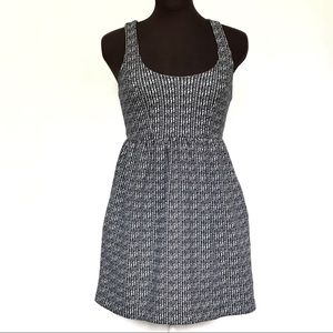 Silence + Noise Mini Dress Sz XS Black/White  125